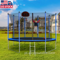 Trampolim recreativo de 10 pés de entrega local dos EUA para crianças